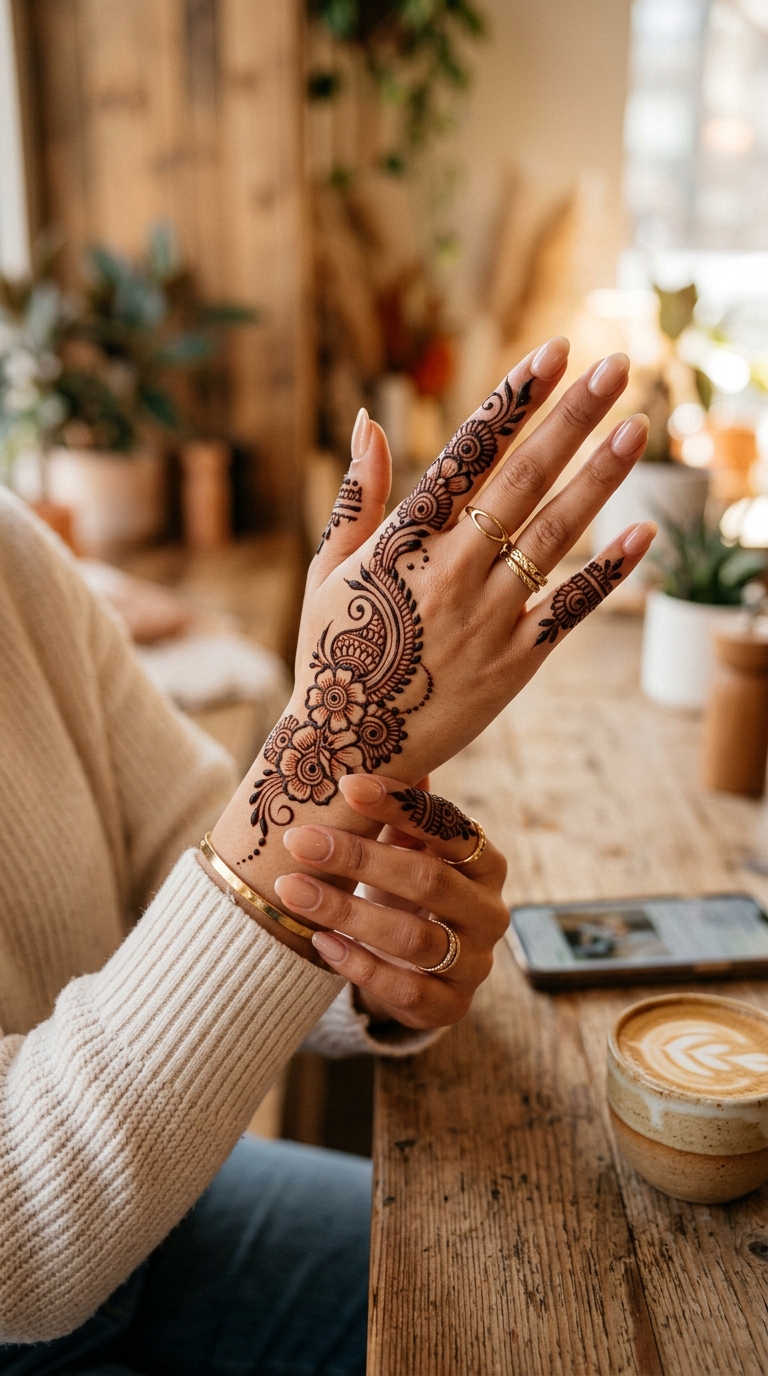 Simple TikTok Viral Mehndi